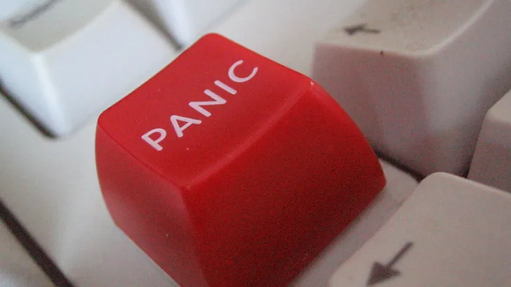 Panic Button su una tastiera