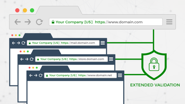 sito web con la dicitura esplicita dell'azienda